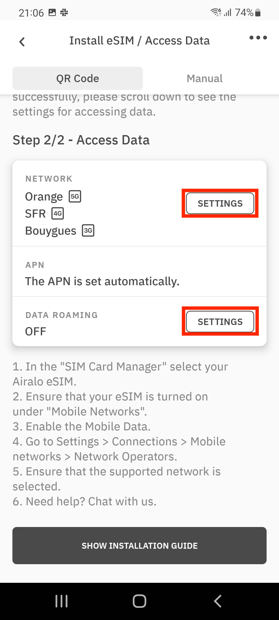 How do I install and set up an eSIM on my Android device? Airalo Help
